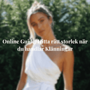 Online Guide: Hitta rätt storlek när du handlar Klänningar - fentasy.se