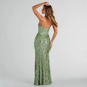 Arrival Dress Sexy Strap Backless High Slit Ladies Sequined Dress -