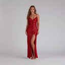 Sequin Sling Dress Summer Host Cocktail Sexy Prom Evening Dress -
