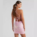 Sexy Sequined Dress Summer Sequin Party Dress -