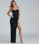 Spring Pleated Split Dress Sexy Slim Hip Dress -
