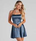 Spring Summer Sleeveless Sexy Suspenders Cocktail Dress -