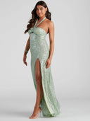 Summer Sexy Dress Sequined Halter Slim Fit Evening Dress -