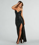 Women Clothing Party Sequined V neck Sexy Dress -