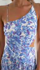 Women Clothing Sleeveless Backless Slit Hemline at Hem -