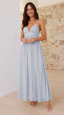 Women Dress Women Summer Backless Lace up Tight Waist Slim Chiffon Dress -