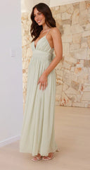 Lång maxiklänning för sommar och fest