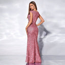 Elegant paljettklänning för fest och gala