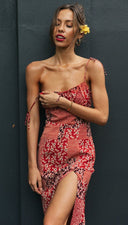 Popular Strap Women Summer Sexy V - neck Lace - up Dress - 