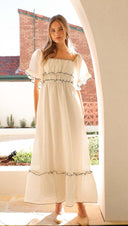 Single Summer Long Fairy Wrinkle Women Clothing Dress - 