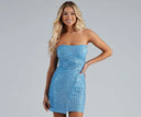 Summer Sexy Tight Sequined Sexy Hip Dress - 