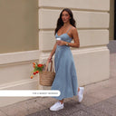 FENTASY klänningar dam – feminin klänning i mjukt tyg