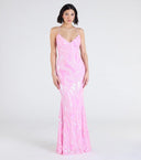 Women Party Sequined Sexy Formal Dress Dress Evening Dress - 